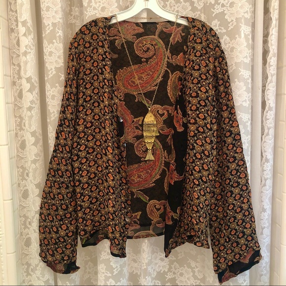 CAROL ANDERSON * NWOT Reversible Fall Jacket Top - Picture 2 of 8